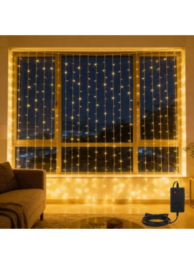 Light Curtain – 4×3 – Warm Yellow Light – Electric Powered - Image 2